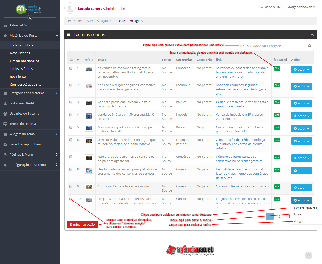 Portal de notícias Autopapo - Criação e manutenção de sites WordPress